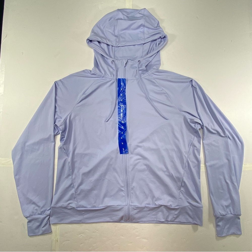 MONDETTA  Lightweight Full Zip Hoodie Purple Women’s Size Large